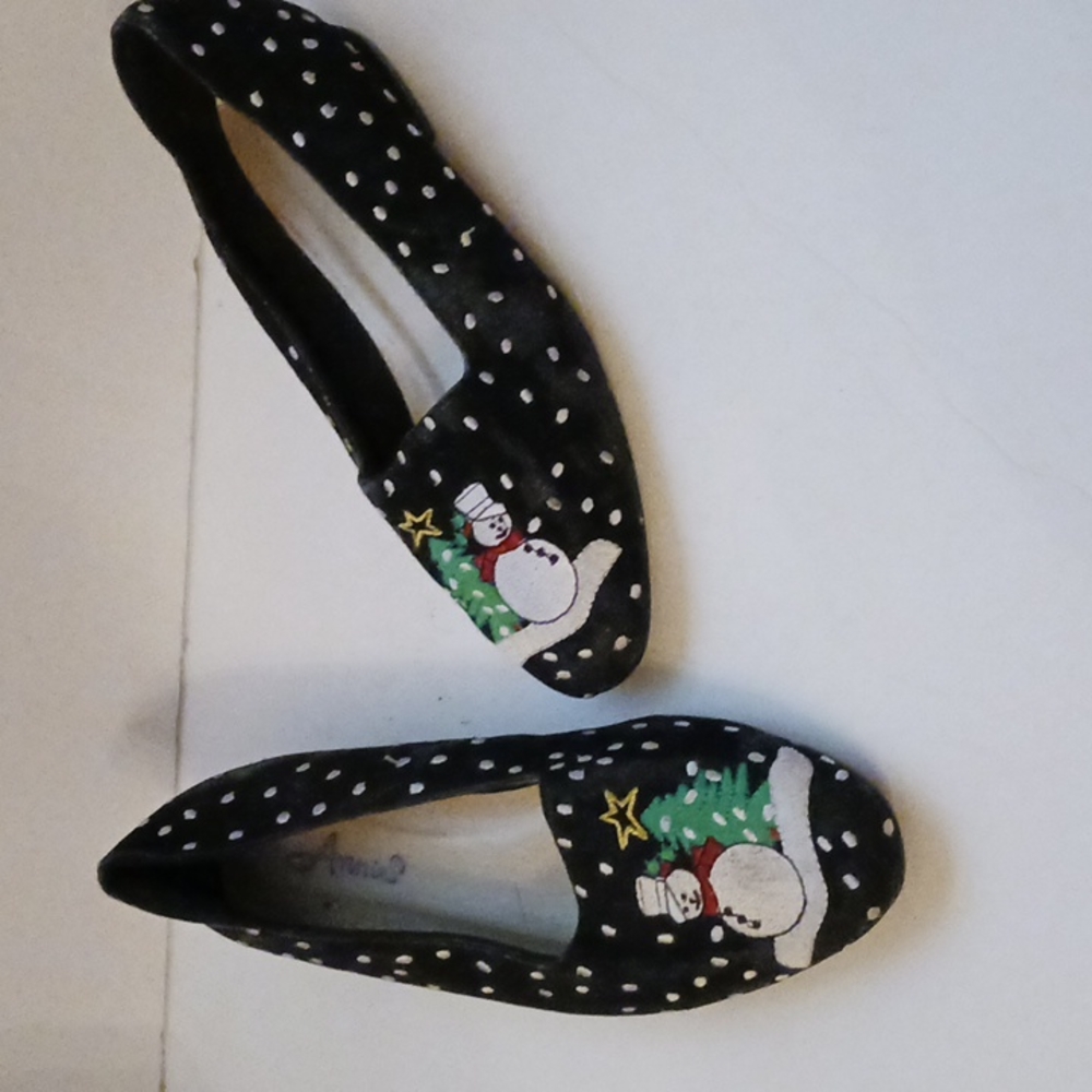 Annie "Snowman" flats-sz 10M